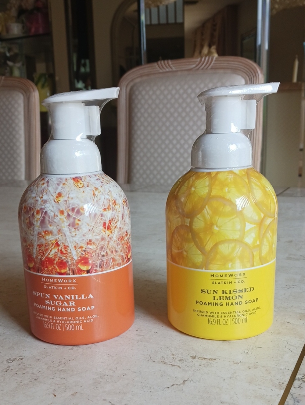 Homeworx By Slatkin- set Of 2 Foaming Hand Soaps,,Sealed...NEW,..see Descr. - Picture 1 of 8